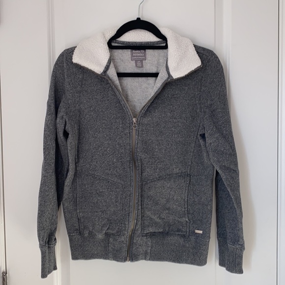 Roots grey zip up sweater - Picture 5 of 5